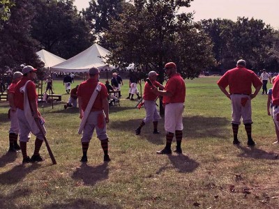 BCBBC warmup at Greenfield Village